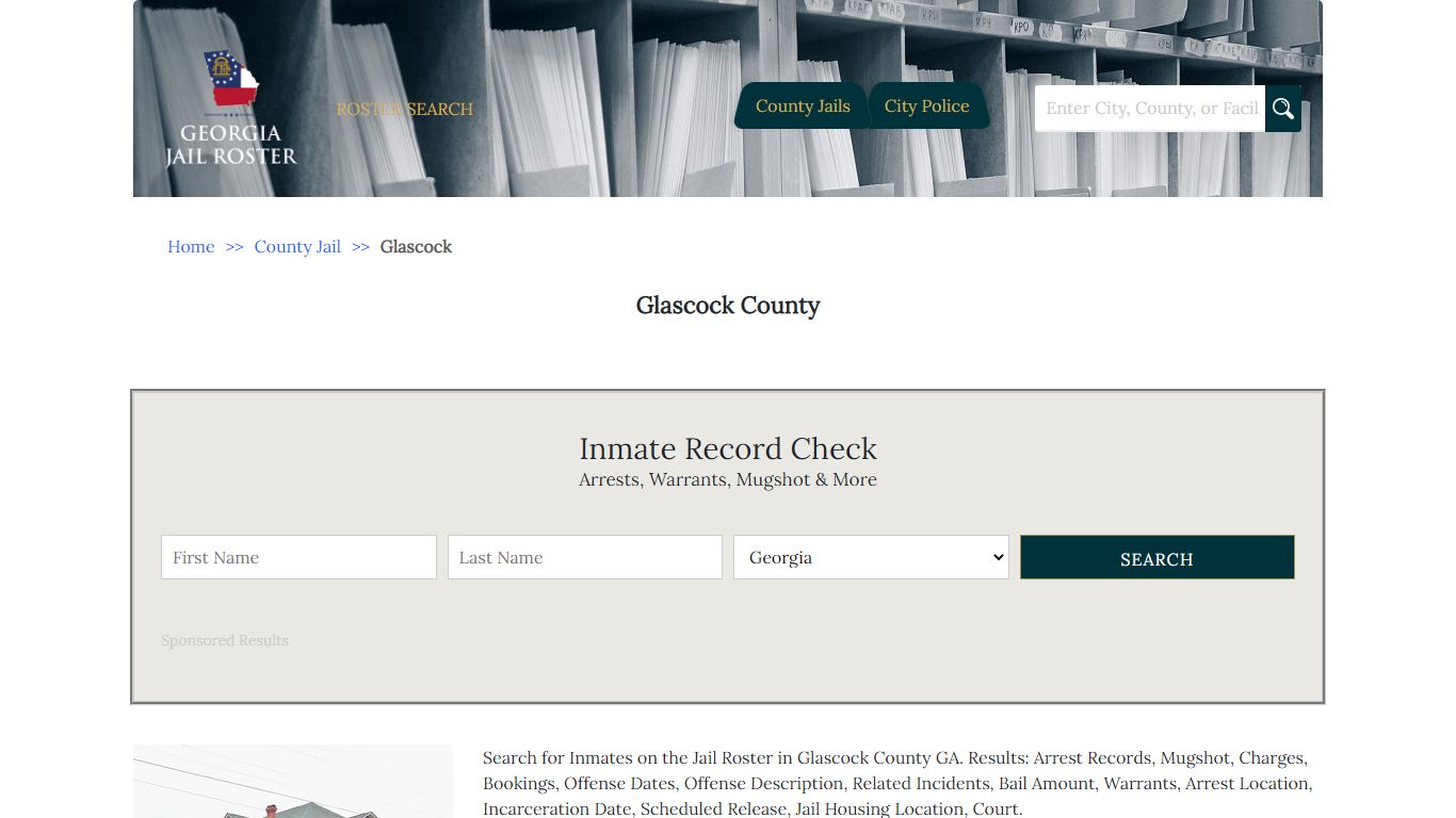 Glascock County - Georgia Jail Inmate Search